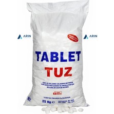 Arın Aqua Beyaz Tuz 25 kg Sodyum Klorür Tablet Tuz Arıtma Havuz Yumuşatma Tuzu 3 Filtreli Yüksek Performans