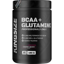Kingsize Nutrition Bcaa + Glutamine Powder 480 gr - Kırmızı Meyveler