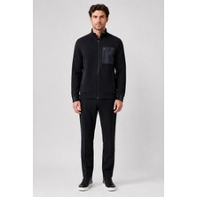 Alexander Gardi Cep Detaylı Fermuarlı Dik Yaka Sweatshirt