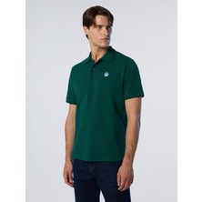North Sails Regular Fit %100 Pamuk Baskılı Polo Yaka Tişört