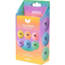 Butterfly Renkli 6 Lı Masa Tenisi Topu