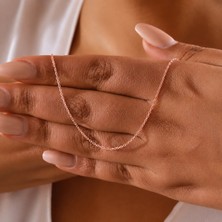 Takı Ustası Forse Minimal Ince Zincir Kolye – 925 Ayar Orjinal Gümüş