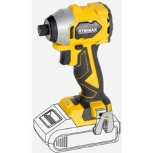 Rtrmax RTX3050B Şarjlı Torklu Vidalama Kömürsüz X-Lion - (Aküsüz)