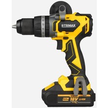 Rtrmax RTX3010 Akülü Darbeli Matkap Çift Akülü X-Lion 18 V 4 Ah