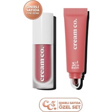 Cream Co. Cupcake Lip Balm & Toasted Rose Glow Tint Ikili Birthday Duo Özel Set | Gülkurusu Makyaj Ikilisi