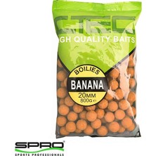 Spro Ctec Banana (Muz Aromalı) Boilie 20MM 800G