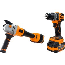 Rico Rıco 028-RE0040 Şarjlı Matkap ve Taşlama 2'li Set