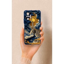 Vip Case Redmi Note 10 Pro Uyumlu Deniz Feneri Desenli Silikon Kılıf