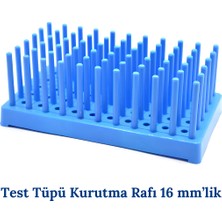 Mr. Crowley Test Tüpü Kurutma Rafı 16 mm Deney Tüpüne Uygun Stant 66 Mandallı