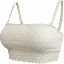 Bonbon Kadın Full Dantelli Içi Pamuk Astarlı Bralet  BB2808