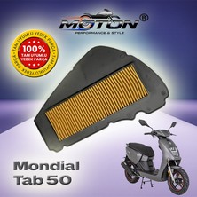 Moton Mondial Tab 50 Yüksek Performanslı Motosiklet Hava Filtresi Tam Uyumlu