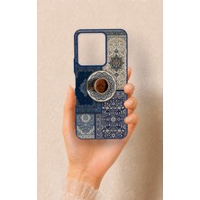 Vip Case Vivo Y35 Uyumlu Türk Kahvesi ve Kilim Desenli Silikon Kılıf