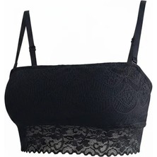 Bonbon Kadın Full Dantelli Içi Pamuk Astarlı Bralet  BB2808
