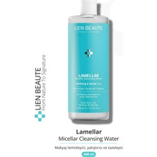 Lien Beaute Lamellar Micellar Makyaj Günlük Kalıntı Kir Arındırıcı Yatıştırıcı Tazeleyici Nemlendirici Aydınlatıcı Ton Eşitleyici Temizleme Suyu Niacinamide Allantoin Gliserin Panthenol