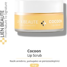 Lien Beaute Cocoon Dudak Pürüzsüzleştirici Yumuşatıcı Arındırıcı Canlandırıcı Peeling Lip Scrub Shea Yağı Hindistan Cevizi Yağı E Vitamini Dudak Bakımı
