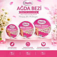 Depila Ağda Bezi Rulo 10 mt + 25 mt + 75 mt – Pratik Kullanım