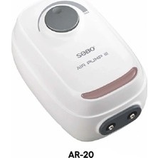 Sobo Sessiz Ayarlanabilir Çift Çıkışlı Akvaryum Hava Motoru 4W 2x3.5 Lt/dak Ar-20