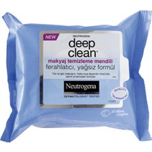 Nacario Neutrogena Deep Clean Makyaj Temizleme Mendili 25'li, DILEK13232810
