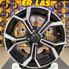 Sonic Jant Sonıc Jant 4 Adet Sonıc 7516 6.5*15 4*100 ET35 Black Mack Jant (Takım)