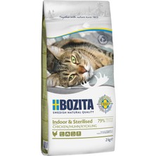 Nacario Bozita Indoor Tavuklu Kısırlaştırılmış Yetişkin Kedi Maması 2 kg
