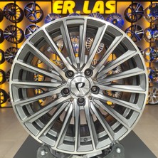 Bk Jant 4 Adet BK-5909 7.5*17 5*112 ET45 66.56 Gun Machıned Jant (Takım)