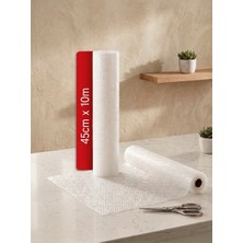 Tafu Global Şeffaf Dolap Içi Kaydırmaz Raf Kaydırmaz Düzenleyici 45CM x 10M Pıtırcık