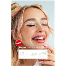 St. Morritz Aktarılabilir Yüz Vücut Için Sticker Dövme 2 Adet - Büyük Desenli Çil Dövme Transfer Sticker