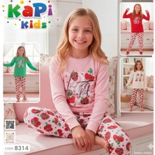 Kapi Kids Kız Çocuk Pijama Takımı 7-8 Yaş