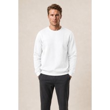 Redline Benko Regular Fit Kışlık Sweatshirt Yeni Sezon Beyaz