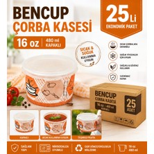 Bencup Corba Kasesı 16 Oz 25 Lı*3 Lü Paket