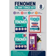 Fenomen Yayıncılık Fenomen 8.sınıf Türkçe Set 8A  + 8b + Kurumsal Fasikül + Kurumsal Yaprak Test Lgs Hazırlık 4 Kitap