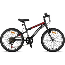 Geroni Mars - 20" Mtb - 10' - 7 Vites - V.b  - Mat Siyah-Gri/kırmızı
