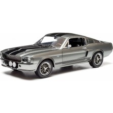 1:18 Ölçek Greenlight 1967 Ford Mustang GT500 Eleanor Diecast Metal Minyatür Model Araba 25CM