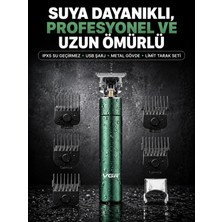 Marsilyan™- 4 Limit Taraklı Ipx5 Su Geçirmez Saç Kesme Makinesi