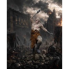 Hanart Azog Figür 23 cm Lord Of The Rings Azog Figür Yüzüklerin Efendisi Azog Figür