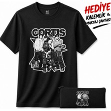 BarsDepo Cortıs Baskılı Tişört, Premıum Kalite Unisex Çocuk / Yetişkin ( Kalemlık Hedıyelı)