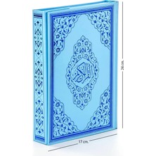 Kuranı Kerim - Sade Arapça - Orta Boy - Sesli - Mavi - Bilgisayar Hatlı