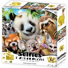 NW NessiWorld Hayvanat Bahçesi Şirinleri Selfie Puzzle 63 Parça