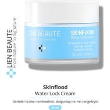 Lien Beaute Skinflood Su Bazlı Yoğun Nemlendirici Aydınlatıcı Canlandırıcı Yüz Kremi 5d Hyalüronik Asit Tremella Sea Kelp Hafif Yapılı Krem Jel