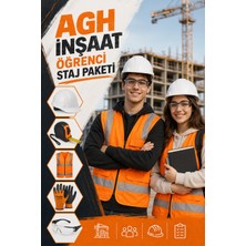 AGH Mimarlık Öğrenci Şantiye Iş Güvenlik Staj Seti