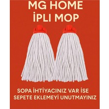 St. Morritz 2 Adet Ipli Mop Paspas Ucu Temizlik Süpürge Ucu