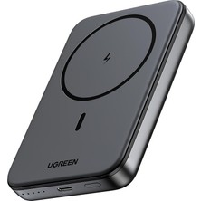 Ugreen 10.000 Mah 20W Magsafe Wireless Kablosuz Hızlı Powerbank - Siyah
