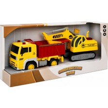 NW NessiWorld S00001999 1/20 Inşaat Araçları 2li Ses/ışık