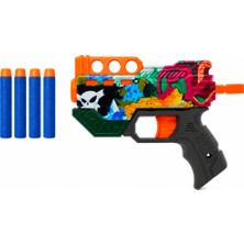 Trend Kapında Desenli Dart Atan Tabanca 4 Lü -Mga