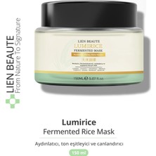 Lien Beaute Lumirice Fermente Pirinç Özlü Maske Aydınlatıcı Ton Eşitleyici Kolajen Glutatyon