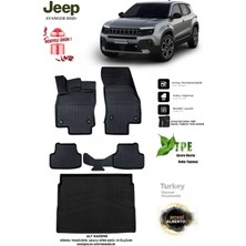 Alberto Rossi Jeep Avanger Elektrikli Alt 2026 Araca Özel 3D Paspas ve 3D Bagaj Havuzu