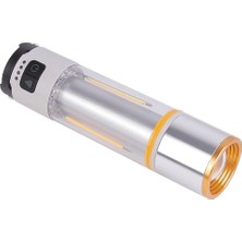 Zamerya 1000 Lümen Güçlü Aydınlatmaya Sahip Gold  GP-222 Ile Kamp Gecelerini Aydınlatın Hem El Feneri Hem De Kamp Lambası Olarak Kullanılabilen Çok Fonksiyonlu Yapısı, USB Şarj Özelliği ve Dayanıklı Gö