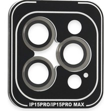 Zamerya Joko Iphone 15 Pro Max Pvd Metal Kamera Lens - Gri