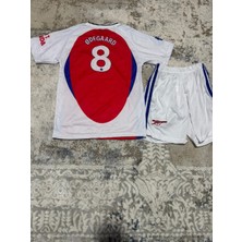 Arsenal Odegaard 8 Çocuk Futbol Forması Kırmızı