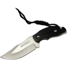 Zamerya Crkt Civet 2805 Wy Tırtıklı Kamp Bıçak 18 cm - Plastik Sap, Kılıflı, Ipli